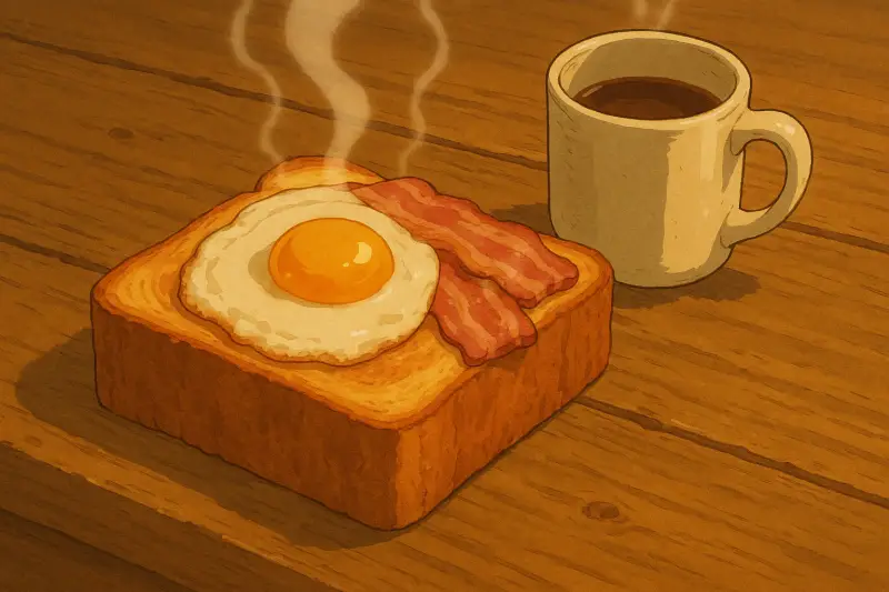 지브리 스타일 이미지 - 음식