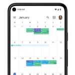 AI 스케줄러 구글 캘린더 화면