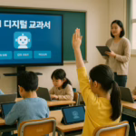 ai 디지털 교과서로 교육을 받는 아이들