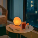 여름 베란다 꾸미기: 무아스 무드등이 있는 감성 조명 연출 베란다