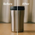 연마제 제거 방법 - 연마제 제거 전후 장면