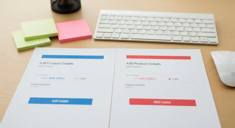 AI 상세페이지 A/B 테스트, product page split test