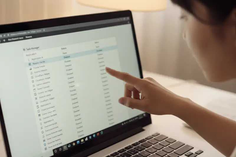 컴퓨터 시작 프로그램 정리, 작업 관리자, startup program management