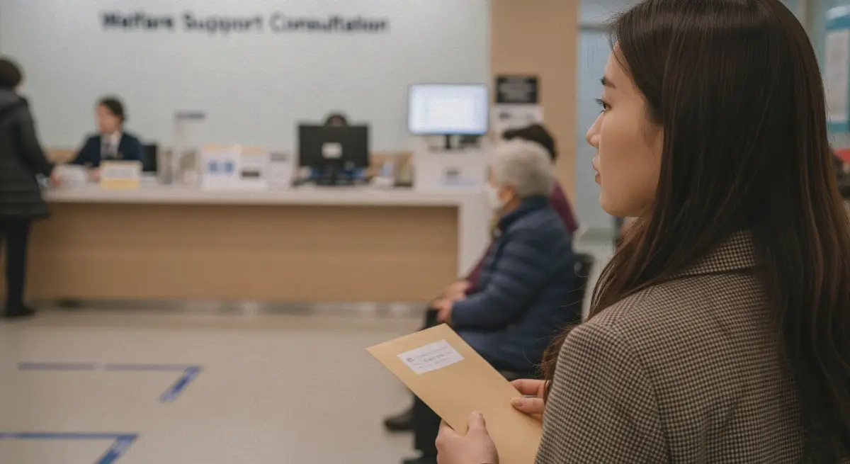 민생지원금 2차 신청방법, 주민센터 방문 모습, 신청 방법 offline, 민생지원금 신청