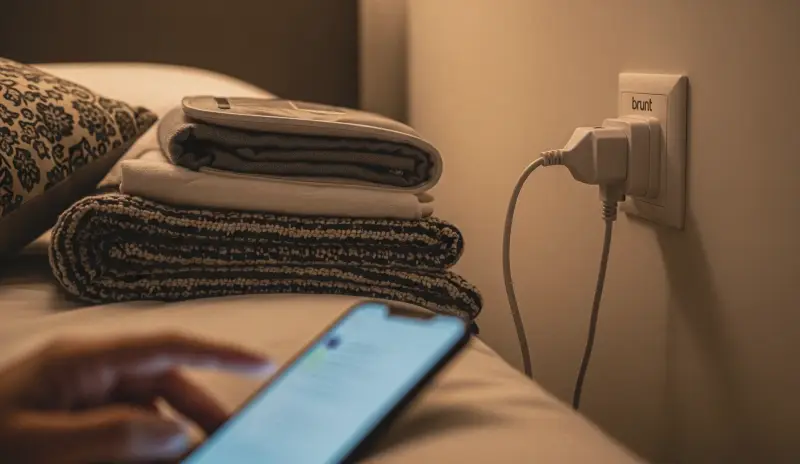 스마트플러그 추천 - 브런트 스마트플러그 전기장판 연결, Brunt smart plug electric blanket