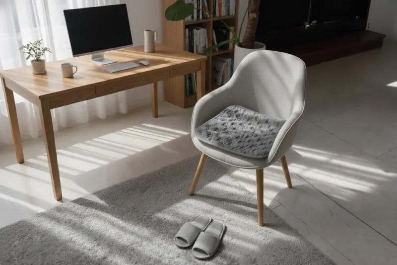 전기방석 사무실 사용