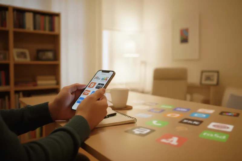 중개형 ISA 증권사 이벤트를 확인하는 장면