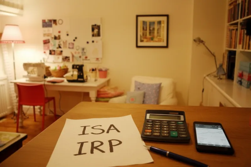ISA와 IRP를 비교하며 정리한 직장인의 재무 메모 장면