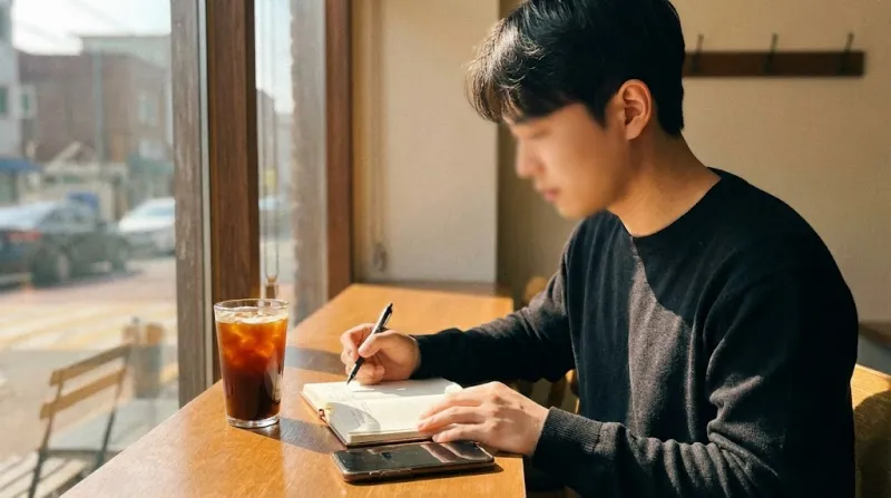 갤럭시 S26 출시일 연기 소식에 고민하는 모습