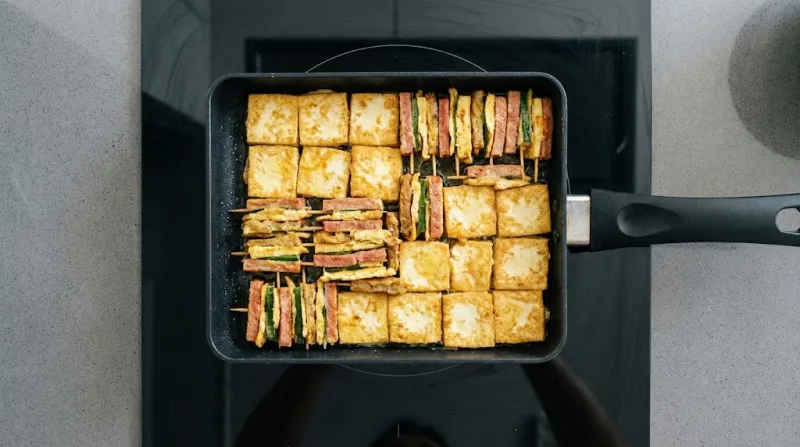 사각 프라이팬 공간 효율성 테트리스