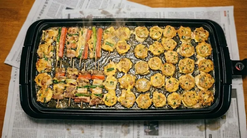 와이드 그릴 대량 조리 처리량