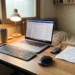 대학생 노트북 추천 - 개강 준비 노트북 책상 셋업