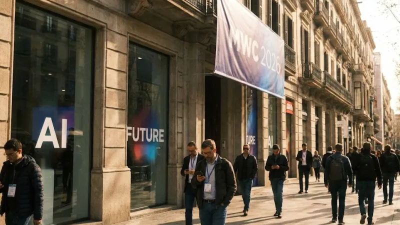 MWC 2026 바르셀로나 거리 풍경