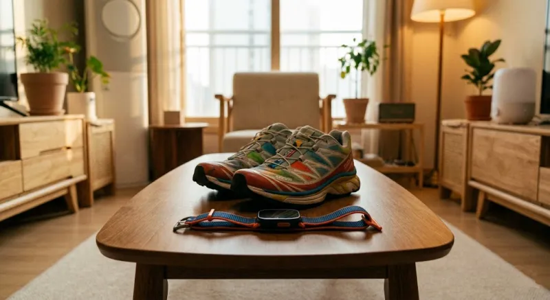 봄맞이 마라톤 준비를 위한 런닝화와 스마트워치 스트랩 세팅