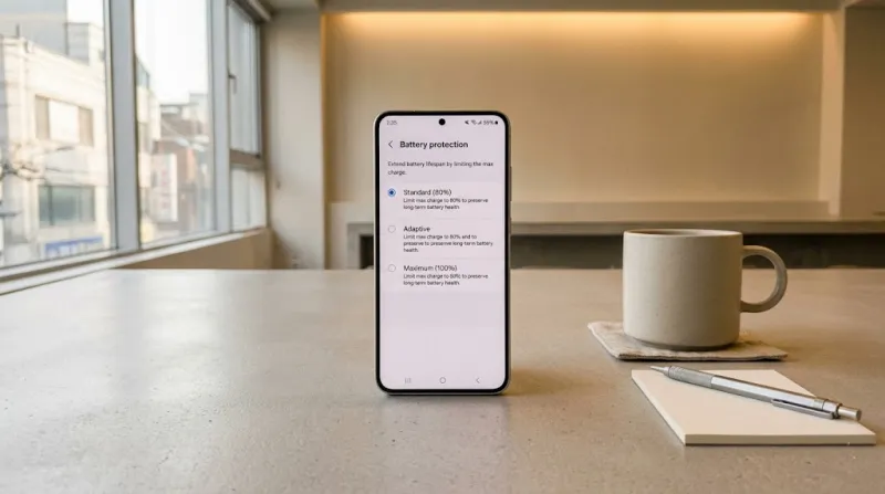 갤럭시 배터리 보호 설정 OneUI7