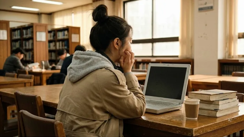 도서관 구형 노트북 사용