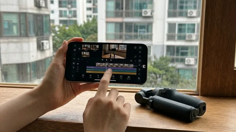 유튜브 장비 추천 - 스마트폰 브이로그 영상 편집 짐벌 활용