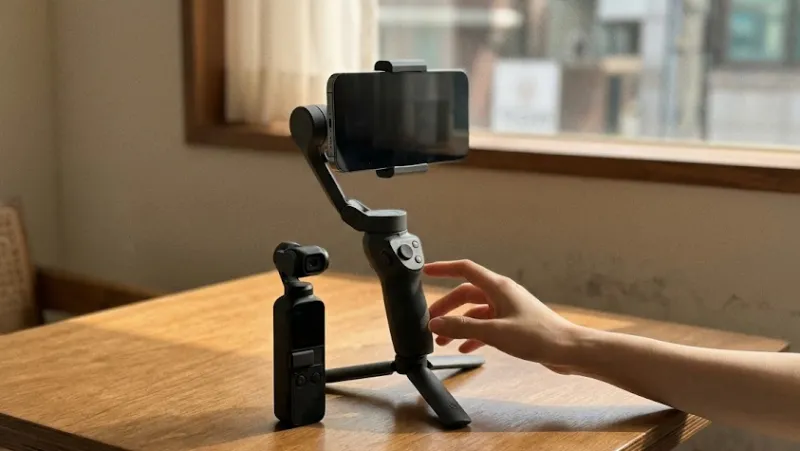 유튜브 시작하기 장비 고민 스마트폰 짐벌 카메라 비교